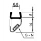 Türdichtprofil mit Magneteinlage