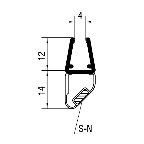 Magnetic door seal