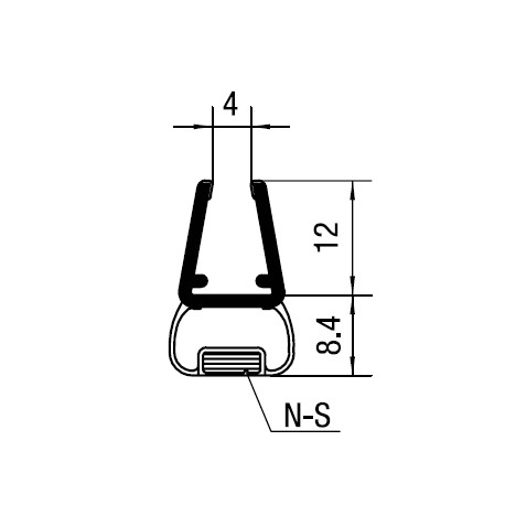 Magnetic door seal
