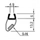 Magnetic door seal
