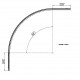 Water deflector curved
