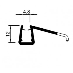 Sliding door bottom seal