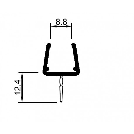 Central lip seal